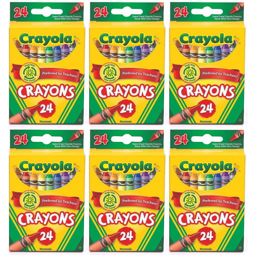 6-PACK Crayola Crayons 24 ct